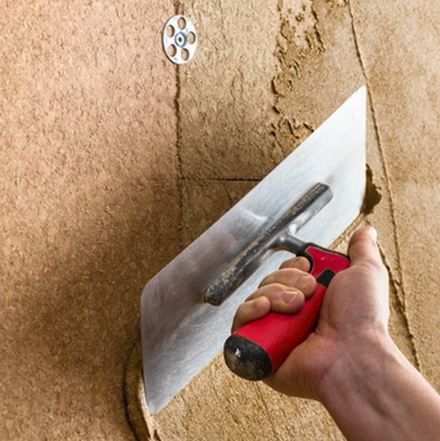 Clay Plaster on Clay Boards