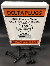 Delta Plugs (Box of 100)