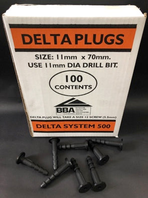 Delta Plugs (Box of 100)