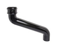 Hargreaves Cast Iron Round Downpipe Offset Projection