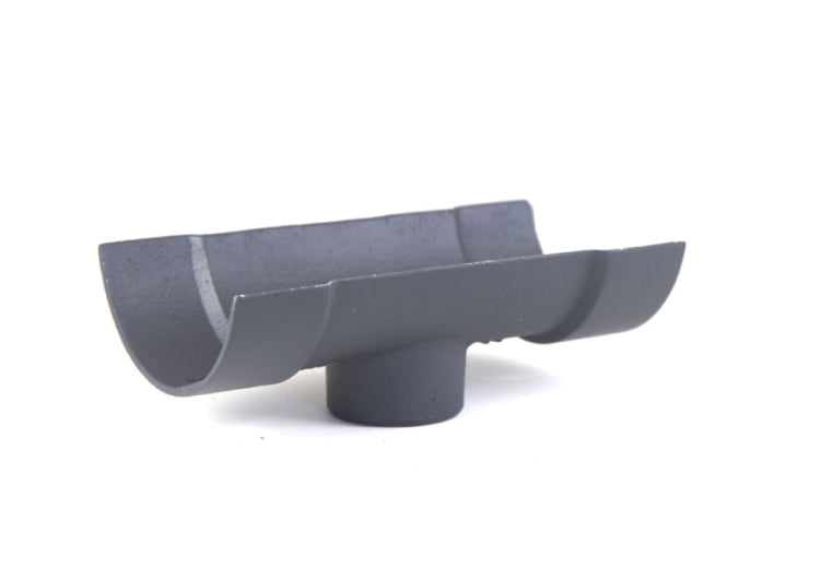 Hargreaves Cast Iron Half Round Gutter Nozzle Centre Drop