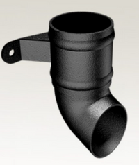Heritage Range Cast Collar Circular Rainwater Pipes Shoe with Ears