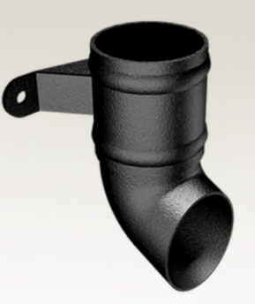 Heritage Range Cast Collar Circular Rainwater Pipes Shoe with Ears