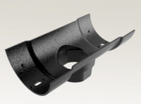 Cast Aluminium Half Round Gutters Round 100mm Outlets