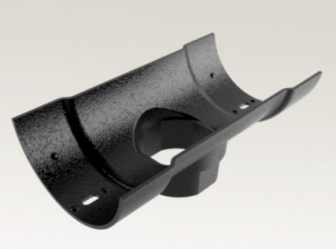 Cast Aluminium Half Round Gutters Round 100mm Outlets