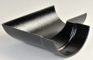 Cast Aluminium Half Round 90° Internal Angle Gutter