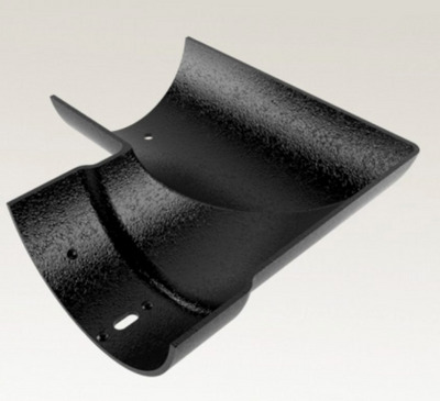 Cast Aluminium Half Round 90° External Angle Gutter