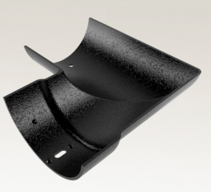 Cast Aluminium Half Round 90° External Angle Gutter