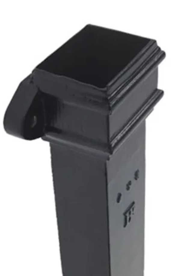 Hargreaves Cast Iron Rectangular Eared Downpipe