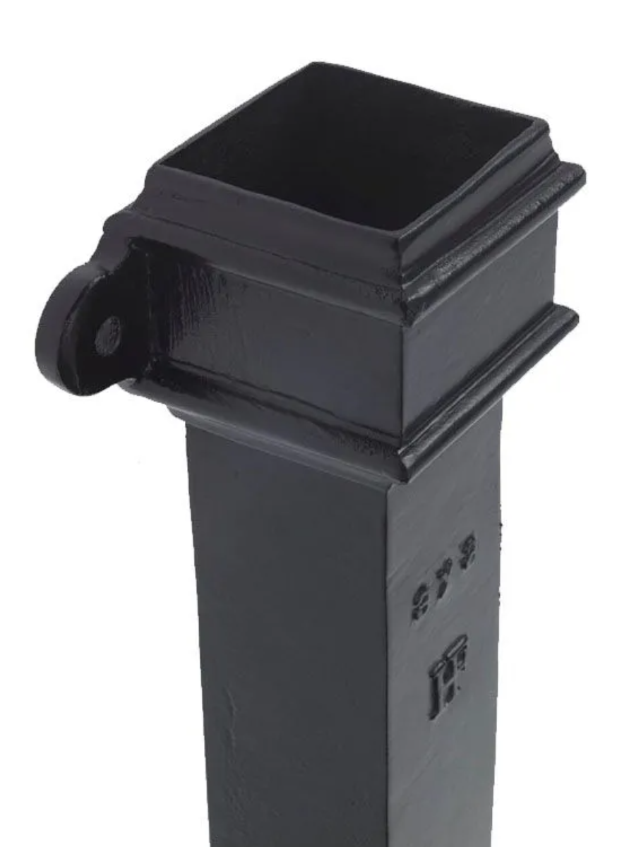 Hargreaves Cast Iron Square Eared Downpipe