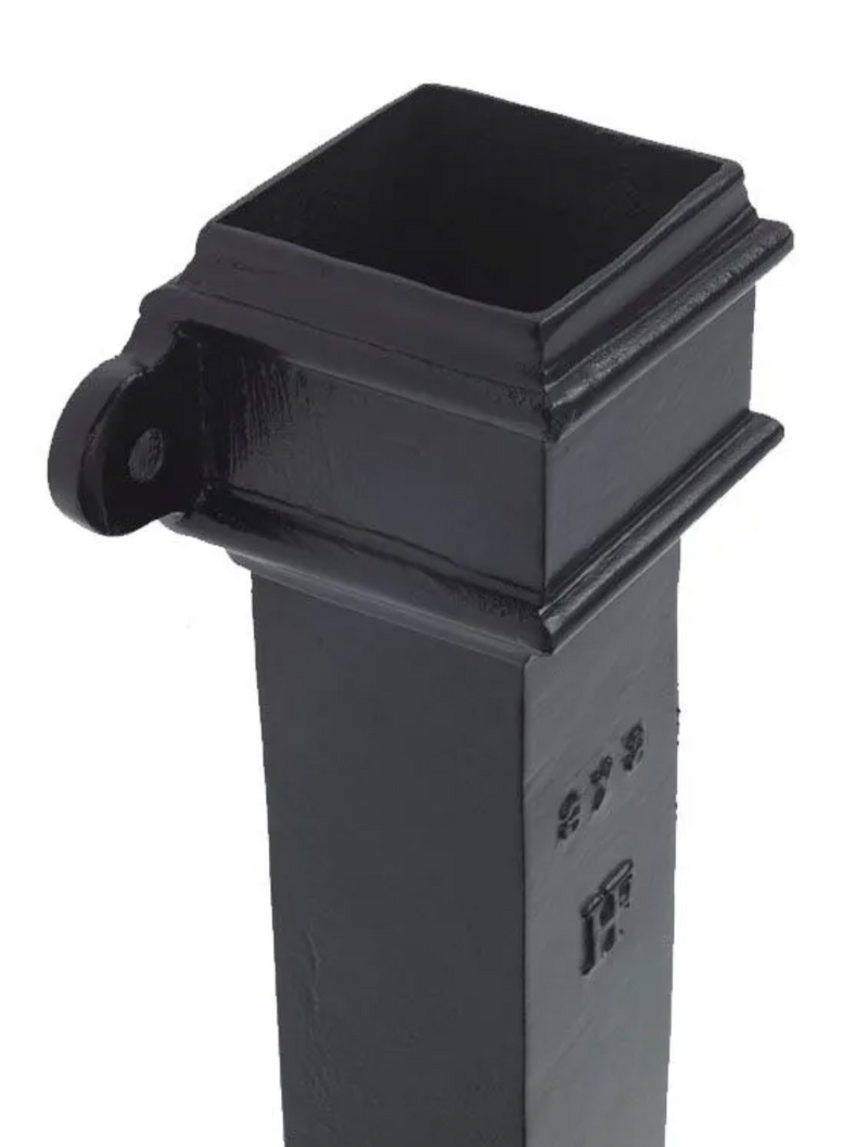 Hargreaves Cast Iron Square Eared Downpipe