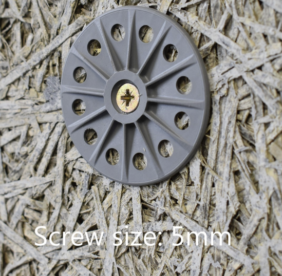 60mm Grey Nylon Washer Pack